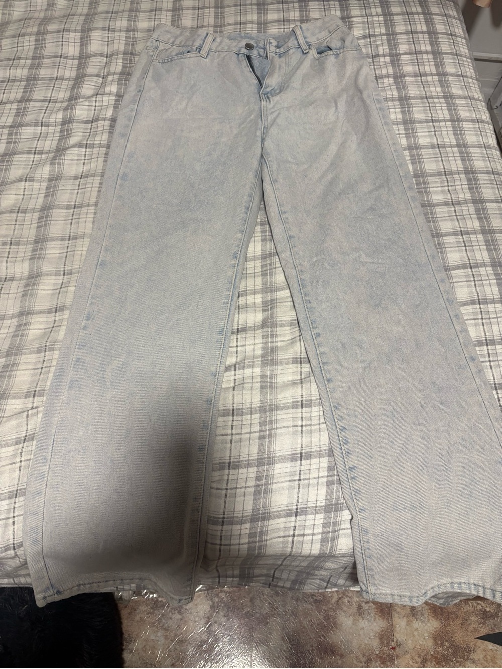 Madewell Light Blue Wide-Leg Jeans